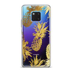 Lex Altern TPU Silicone Huawei Honor Case Golden Pineapple Design