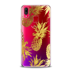 Lex Altern TPU Silicone VIVO Case Golden Pineapple Design