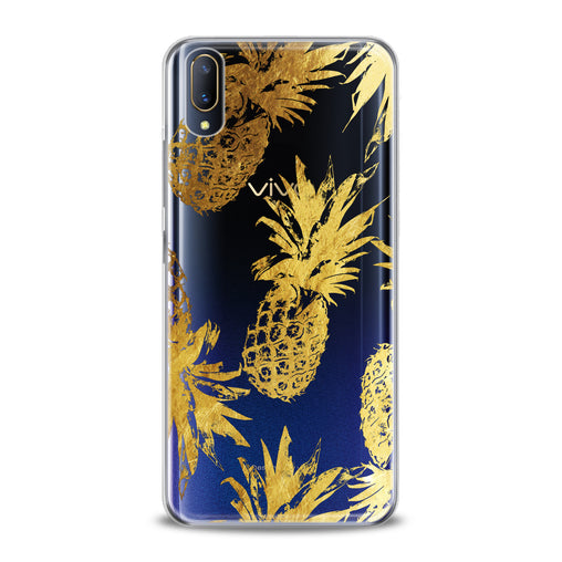 Lex Altern Golden Pineapple Design Vivo Case