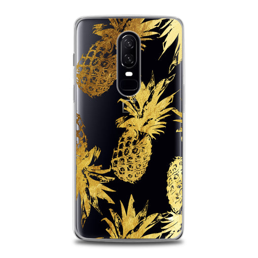 Lex Altern Golden Pineapple Design OnePlus Case