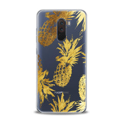Lex Altern Golden Pineapple Design Xiaomi Redmi Mi Case