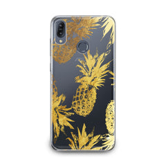 Lex Altern Golden Pineapple Design Asus Zenfone Case