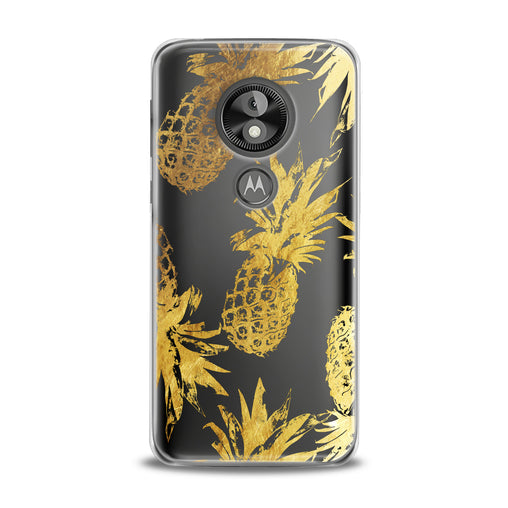 Lex Altern Golden Pineapple Design Motorola Case