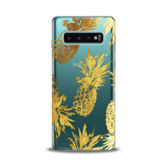 Lex Altern Golden Pineapple Design Samsung Galaxy Case