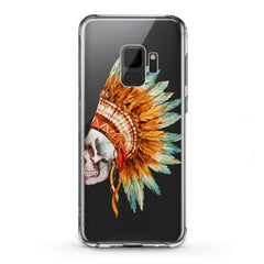 Lex Altern TPU Silicone Samsung Galaxy Case Indian Tribal Skull