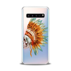 Lex Altern TPU Silicone Samsung Galaxy Case Indian Tribal Skull