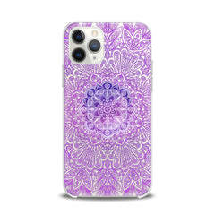 Lex Altern TPU Silicone iPhone Case Purple Mandala Print