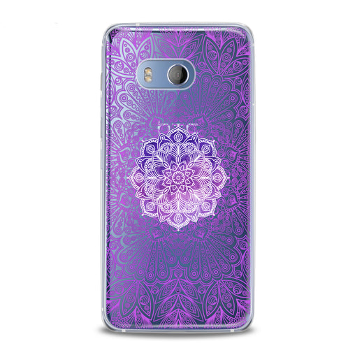 Lex Altern Purple Mandala Print HTC Case