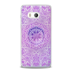 Lex Altern TPU Silicone HTC Case Purple Mandala Print