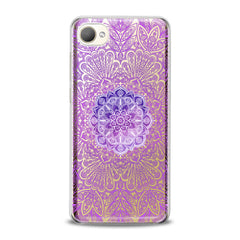 Lex Altern TPU Silicone HTC Case Purple Mandala Print