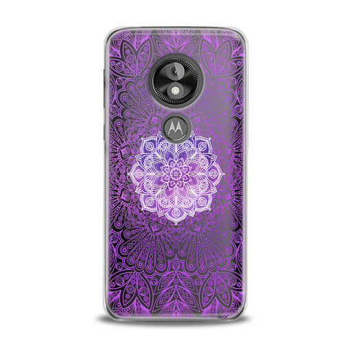 Lex Altern Purple Mandala Print Motorola Case
