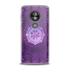 Lex Altern TPU Silicone Phone Case Purple Mandala Print