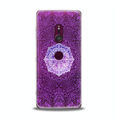 Lex Altern TPU Silicone Sony Xperia Case Purple Mandala Print