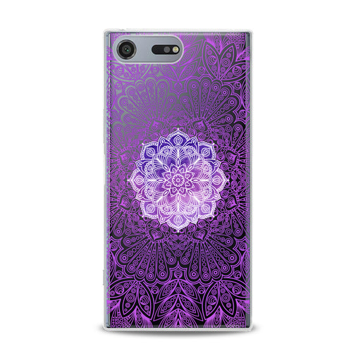 Lex Altern Purple Mandala Print Sony Xperia Case