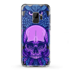 Lex Altern TPU Silicone Samsung Galaxy Case Purple Skull Art