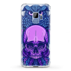 Lex Altern TPU Silicone Phone Case Purple Skull Art