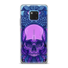 Lex Altern TPU Silicone Huawei Honor Case Purple Skull Art