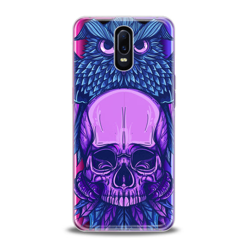 Lex Altern Purple Skull Art Oppo Case