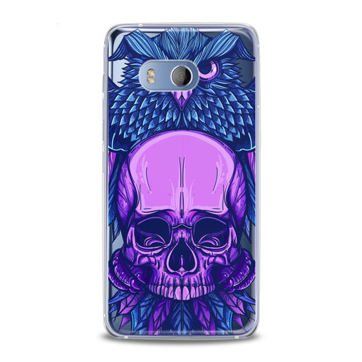 Lex Altern Purple Skull Art HTC Case