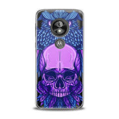 Lex Altern TPU Silicone Phone Case Purple Skull Art