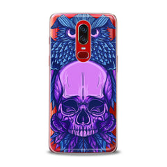 Lex Altern TPU Silicone OnePlus Case Purple Skull Art