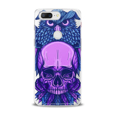 Lex Altern TPU Silicone OnePlus Case Purple Skull Art