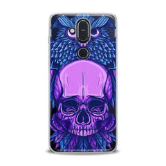 Lex Altern TPU Silicone Nokia Case Purple Skull Art