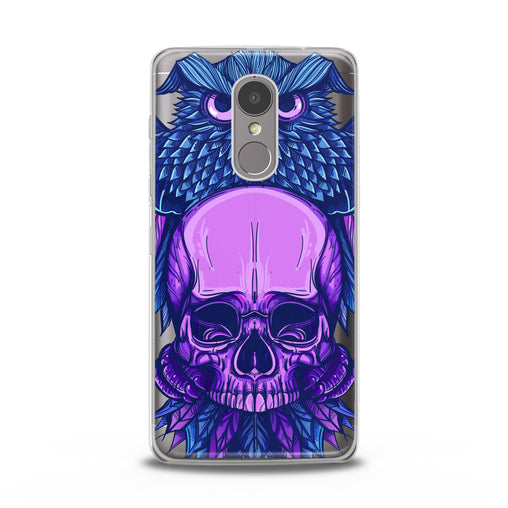 Lex Altern Purple Skull Art Lenovo Case