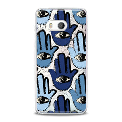 Lex Altern Blue Hamsa Pattern HTC Case