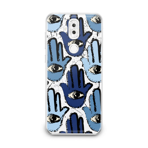 Lex Altern Blue Hamsa Pattern Asus Zenfone Case