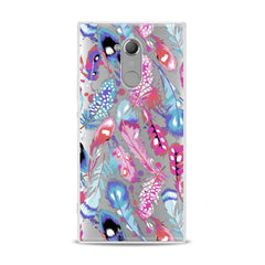 Lex Altern TPU Silicone Sony Xperia Case Colored Gentle Feathers