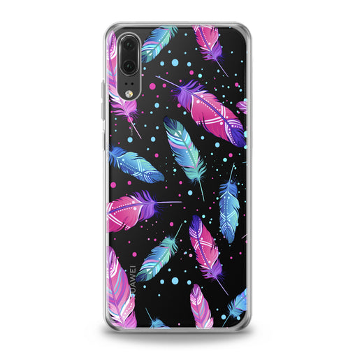 Lex Altern Bright Pink Feathers Huawei Honor Case