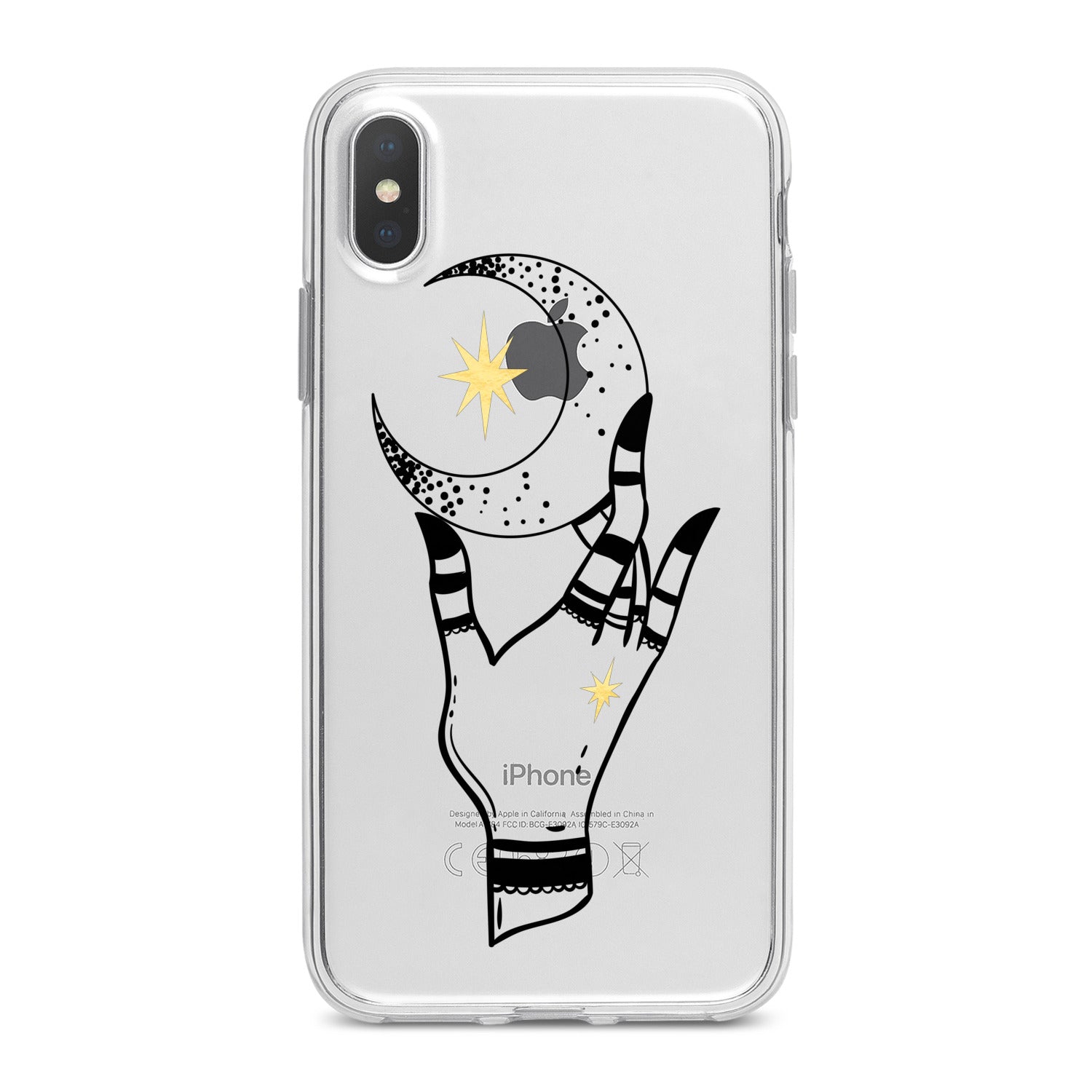 Lex Altern Touch Moon Art Phone Case for your iPhone & Android phone.