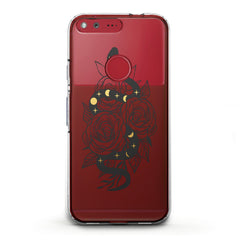 Lex Altern TPU Silicone Phone Case Floral Boho Snake