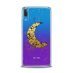 Lex Altern TPU Silicone Lenovo Case Golden Floral Moon