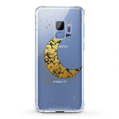 Lex Altern TPU Silicone Samsung Galaxy Case Golden Floral Moon
