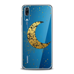 Lex Altern TPU Silicone Huawei Honor Case Golden Floral Moon
