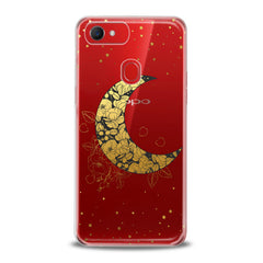 Lex Altern TPU Silicone Oppo Case Golden Floral Moon