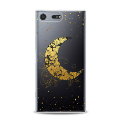 Lex Altern TPU Silicone Sony Xperia Case Golden Floral Moon