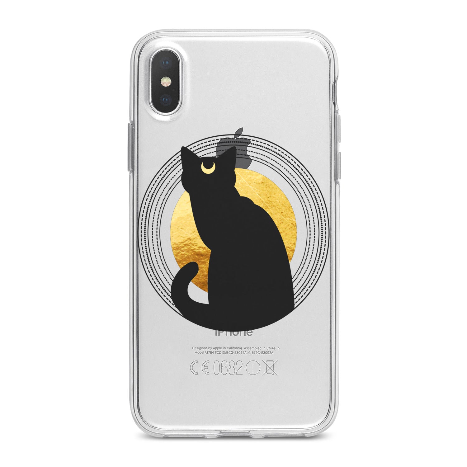 Lex Altern Bohemian Black Cat Phone Case for your iPhone & Android phone.