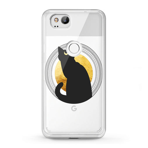 Lex Altern Google Pixel Case Bohemian Black Cat