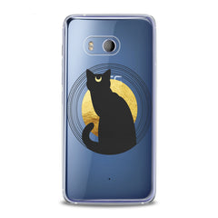 Lex Altern TPU Silicone HTC Case Bohemian Black Cat