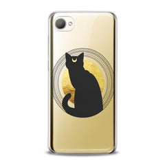 Lex Altern TPU Silicone HTC Case Bohemian Black Cat