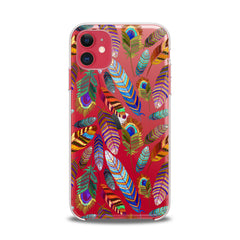 Lex Altern TPU Silicone iPhone Case Gentle Feathers Pattern