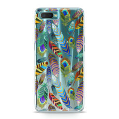 Lex Altern TPU Silicone Oppo Case Gentle Feathers Pattern