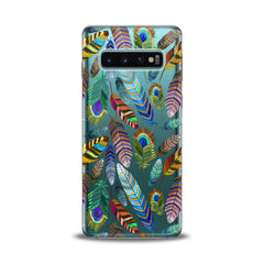 Lex Altern Gentle Feathers Pattern Samsung Galaxy Case