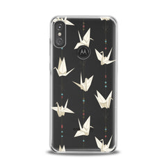 Lex Altern TPU Silicone Motorola Case Birdie Origami