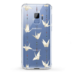 Lex Altern TPU Silicone Samsung Galaxy Case Birdie Origami