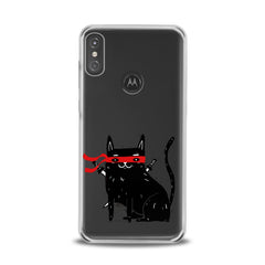 Lex Altern TPU Silicone Motorola Case Ninja Cat