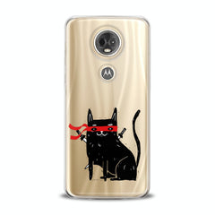Lex Altern TPU Silicone Motorola Case Ninja Cat